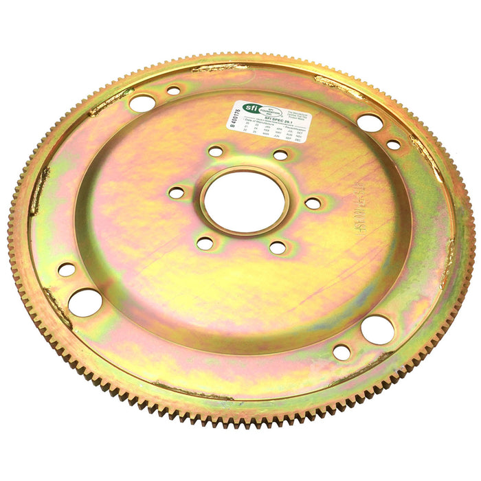 RTS Transmission Flexplate, SFI 29.1, Gold Zinc BB Ford, 164 Tooth - Internal - 11.5 Converter Bolt Circle, Each - RTS-FP460A-SFI