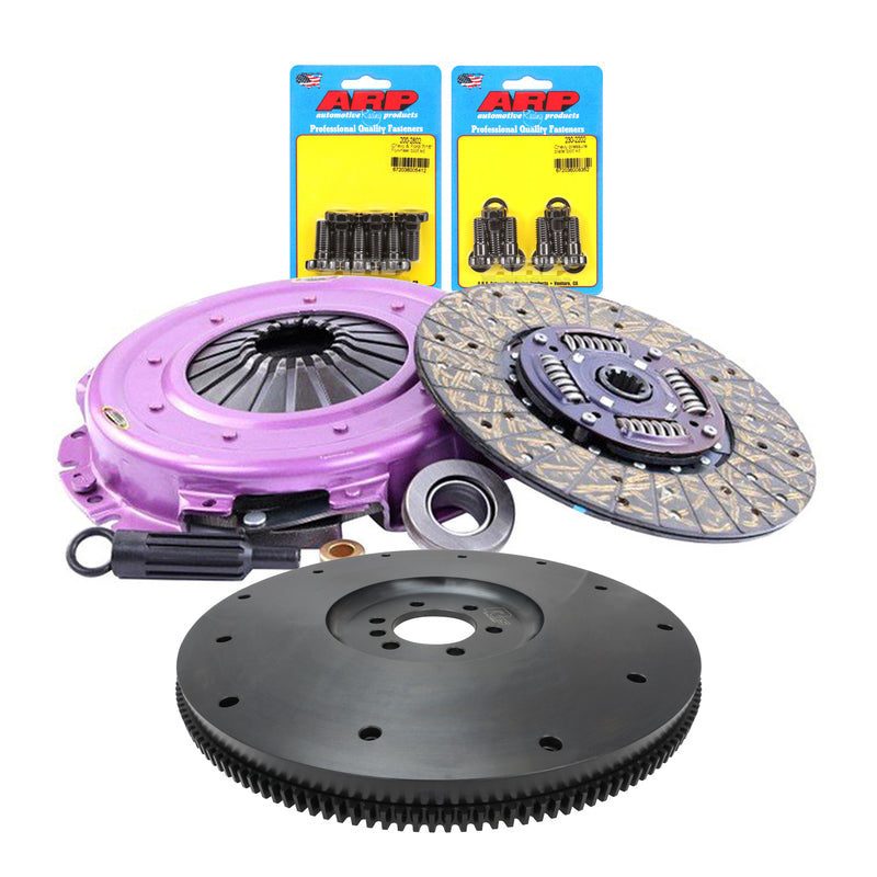 RTS Clutch & Billet Flywheel Assembly, Xtreme Clutch Kit, For GM, Chevrolet, V8, 10-Spline, 1 1/8 in. Diameter Shaft, 11 in. Diameter Disc, Kit - RTS-FW001-28001-1A RTS-FW001-28001-1A