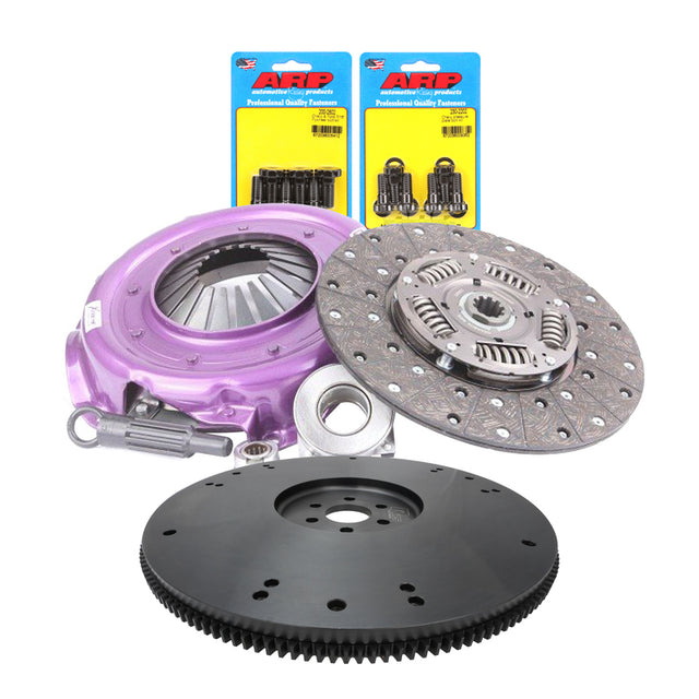 RTS Clutch & Billet Black Flywheel Assembly, Xtreme Clutch Kit, For Ford V8, Bronco Bolt Pattern 10-Spline, 1 1/16 in. Diameter Shaft, 11 in. Diameter - RTS-FW002-280021ABLK RTS-FW002-280021ABLK