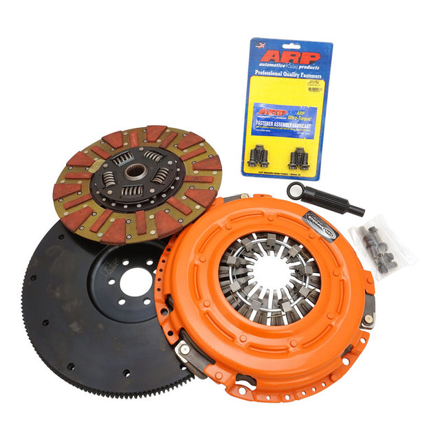 RTS & Centerforce Performance Series LS1 LS2 LS3-LS6-LS7-L76, 168 Tooth Flywheel, Clutch, Dual Friction, 26-Spline, 1 1/8 in, 12 in, Disc, Kit - RTS-FW018BLK-CEN RTS-FW018BLK-CEN