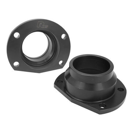 RTS Axle Housing Ends, Forged Steel, For Ford 9in. 2.834'' Small Bearing w/ Factory Seal Provision, 3.375'' x 2.00'' Bolt Pattern, Black Oxide, Pair - RTS-HE1104 RTS-HE1104