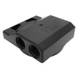 RTS Remote Oil Filter Head, 1-1/2''-12 Thread, 4x Side AN12 ORB Ports, Billet Aluminium, Black - RTS-OM3304 RTS-OM3304