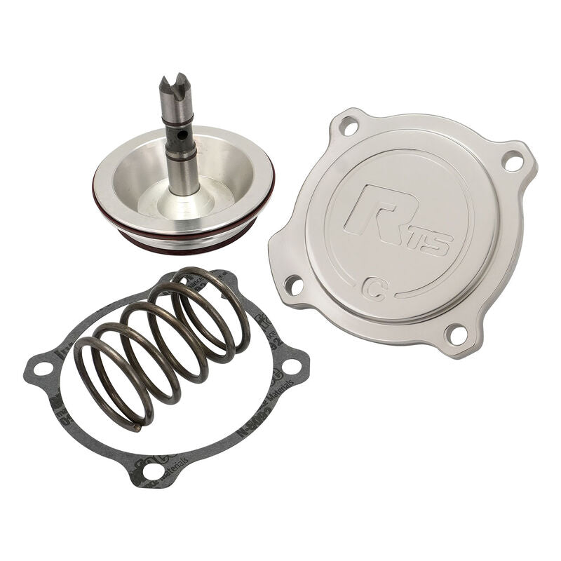 RTS Automatic Transmission Front Servo Piston Kit, For Ford C4/C5/C9/C10, C-Code, Billet Aluminium, Silver - RTS-SERV1C4 RTS-SERV1C4