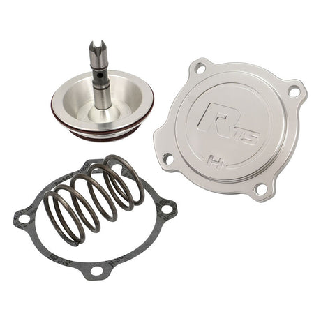 RTS Automatic Transmission Front Servo Piston Kit, For Ford C4/C5/C9/C10, H-Code, Billet Aluminium, Silver - RTS-SERV2C4 RTS-SERV2C4