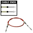 RTS Shifter Cable, 5 ft. Length, 2 in. Stroke, Morse Style, Threaded/Threaded Ends, Striker, Thunderstick - RTS-SFT840500 RTS-SFT840500