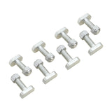 RTS Short T Bolt 3/8in. UNF With Cone Nut, Suits Ford 8 Inch, 9 Inch, Set of 8 - RTS-SPO2004 RTS-SPO2004