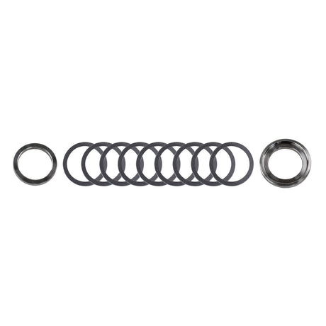 RTS Solid Adjustable Pinion Spacer Kit, For Ford, 9 in. Suits Standard 28 Spline Pinion, Assorted Shim Pack, Kit - RTS-SS9 RTS-SS9