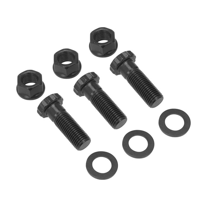 RTS/ARP 7/16 UNF Torque Converter Bolt With Nut & Washer Kit, 1.250" UHL, 8740 Chromoly, Set Of 3 - RTS-TC716BOLTGM2