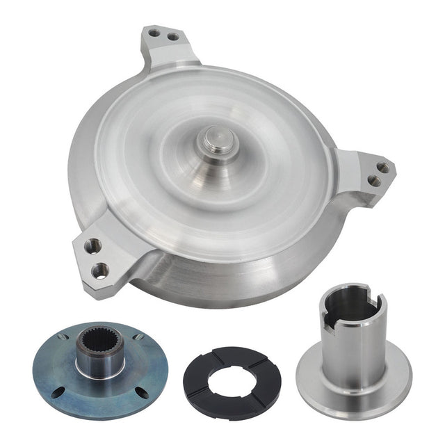 RTS Billet Converter Kit 10in., 30spl, GM TH350, TH400, Powerglide & Trimatic with Turbo Spline, Dual Bolt Circle, 10.75" & 11.50" Each - RTS-TCB1-KIT RTS-TCB1-KIT