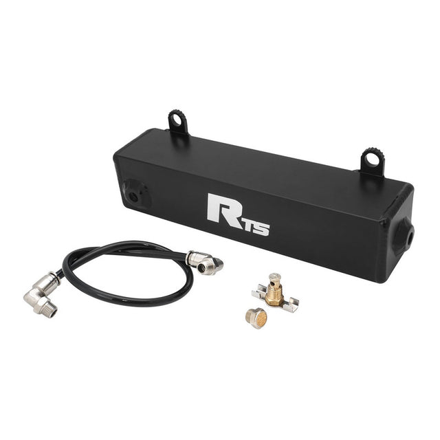 RTS Transmission Overflow Catch Can, Ford C4, Rectangular, 500ml Capacity, Aluminium, Black Powdercoated - RTS-TCC-C4-BK RTS-TCC-C4-BK