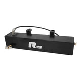 RTS Transmission Overflow Catch Can, TH350 & 4L80E/4L85E, Rectangular, 600ml Capacity, Aluminium, Black Powdercoated - RTS-TCC-TH350-BK