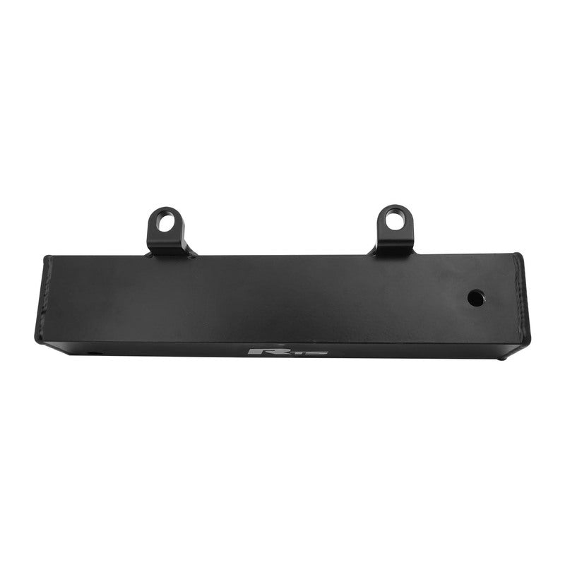 RTS Transmission Overflow Catch Can, TH400, Rectangular, 600ml Capacity, Aluminium, Black Powdercoated - RTS-TCC-TH400-BK