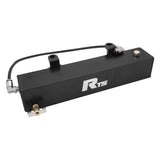 RTS Transmission Overflow Catch Can, TH400, Rectangular, 600ml Capacity, Aluminium, Black Powdercoated - RTS-TCC-TH400-BK