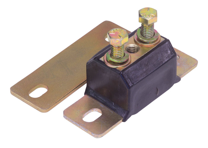 RTS Transmission mount, Polyurethane cushion, Muncie 4-Speed, Powerglide, Saginaw 3-Speed, Saginaw 4-Speed, TH350, TH400, Hardware Included ea - RTS-TM001
