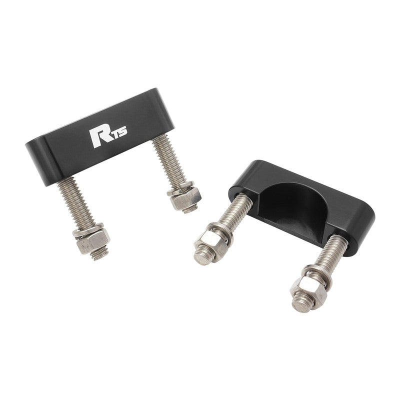 RTS U-Joint Girdles, For Ford 9in, 1.125" Cap 1310 / 1330 Series Yoke, Billet, Black Anodised, Set - RTS-UB1330-BIL RTS-UB1330-BIL