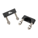 RTS U-Joint Girdles, For Ford 9in, 1.125" Cap 1310 / 1330 Series Yoke, Billet, Black Anodised, Set - RTS-UB1330-BIL RTS-UB1330-BIL