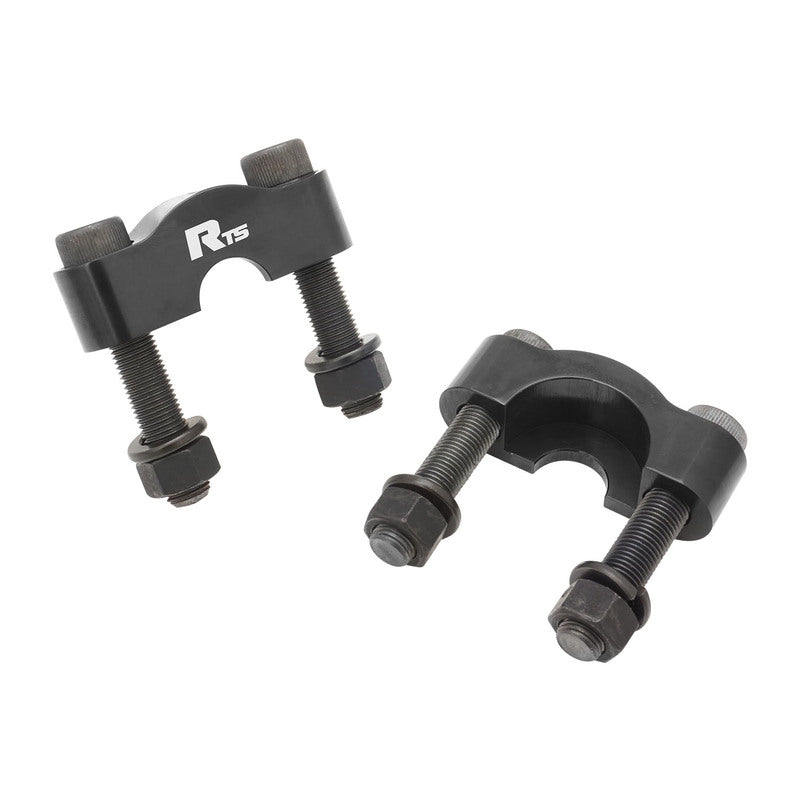 RTS U-Joint Girdles, Billet Aluminium, Black Anodised, For Ford, 9 in 1350/1410 Style Universal Joint, 1.188 in Cap, Set - RTS-UB1350-BIL RTS-UB1350-BIL
