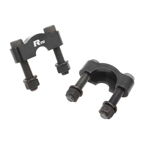 RTS U-Joint Girdles, Billet Aluminium, Black Anodised, For Ford, 9 in 1350/1410 Style Universal Joint, 1.188 in Cap, Set - RTS-UB1350-BIL RTS-UB1350-BIL