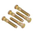 RTS Wheel Studs, Axle Studs, Press-In, 3.050 in length,1/2-20 in. Right Hand Thread, .618 Knurl Dia, Front Ford 2pce Disc, Some Rear, Set of 5 - RTS-WS7707 RTS-WS7707