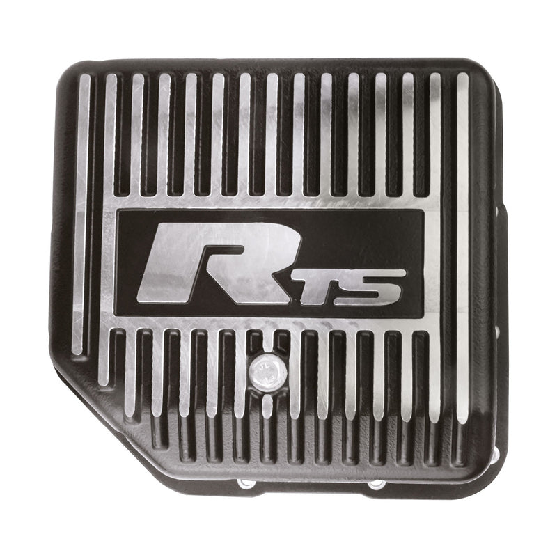 RTS Transmission Pan, Deep, Aluminium, GM TH350, Finned Black Powdercoat, Kit - RTS20100