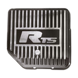 RTS Transmission Pan, Deep, Aluminium, GM TH350, Finned Black Powdercoat, Kit - RTS20100