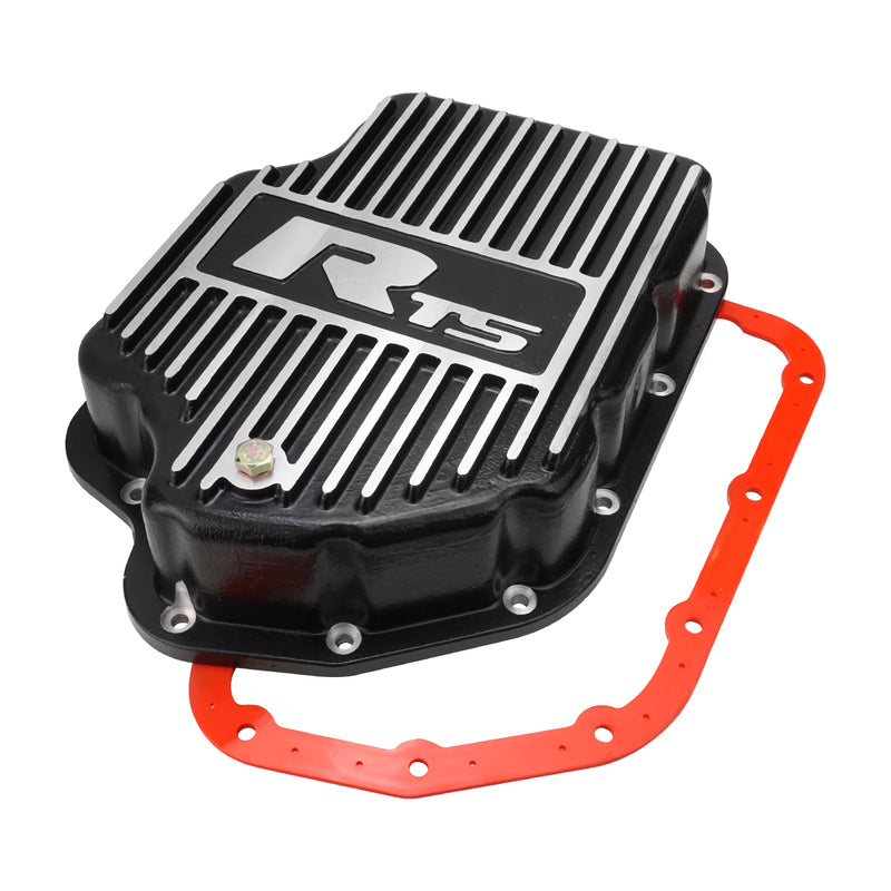 RTS Transmission Pan, Deep, Aluminium, GM, TH400, Finned, Black Powdercoat, Kit - RTS20200 RTS20200