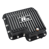 RTS Transmission Pan, Deep, Aluminum, For Ford C6, Finned, Black Powdercoat - RTS20500