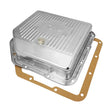 RTS Transmission Pan, Extra Capacity, Steel Ribbed, Chrome, GM Chev Holden TH350, Each - RTS70100CH RTS70100CH