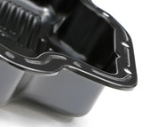 RTS Transmission Oil Pan, Extra Capacity, Steel Ribbed, Black Powdercoated GM Chev Holden, TH400, Each - RTS70200
