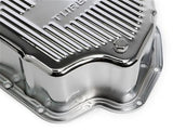 RTS Transmission Oil Pan, Extra Capacity, Steel Ribbed, Chrome, GM Chev Holden TH400, Each - RTS70200CH RTS70200CH