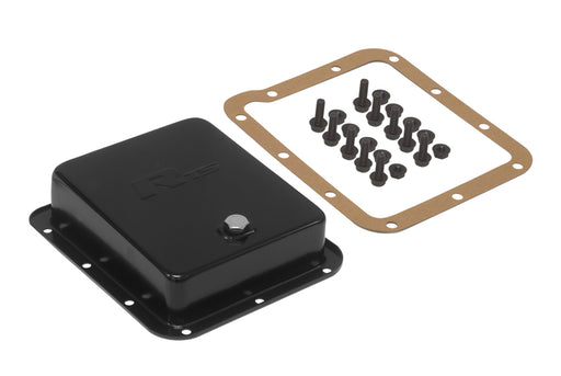 RTS Transmission Pan, Deep, Black Powdercoat Steel, For Ford C4, C10, Each - RTS70400 RTS70400