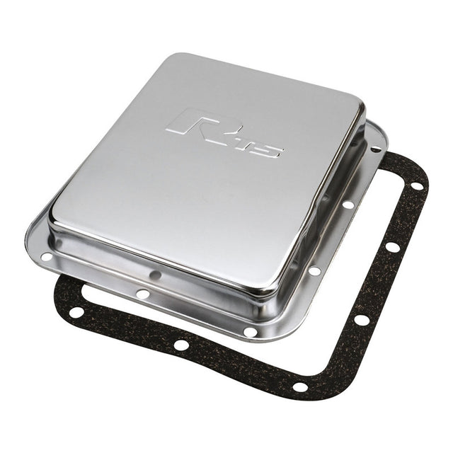 RTS Transmission Pan, Stock, Steel, Chrome, For Ford C4, C10, Each - RTS70420CH RTS70420CH