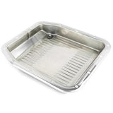 RTS Transmission Pan, Deep, Steel Ribbed, Chrome, For Ford AOD - RTS70600CH