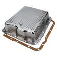 RTS Transmission Pan, Extra Capacity, Steel, Ribbed Chrome, GM Chev Holden, Commodore, 700R4, 4L60, 4L60E, 4L65E, Each - RTS70800CH RTS70800CH