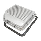 RTS Transmission Pan, Stock Depth, Cast Aluminium, Polished, Finned, Chev For Holden TH350, Each - RTS80200P RTS80200P