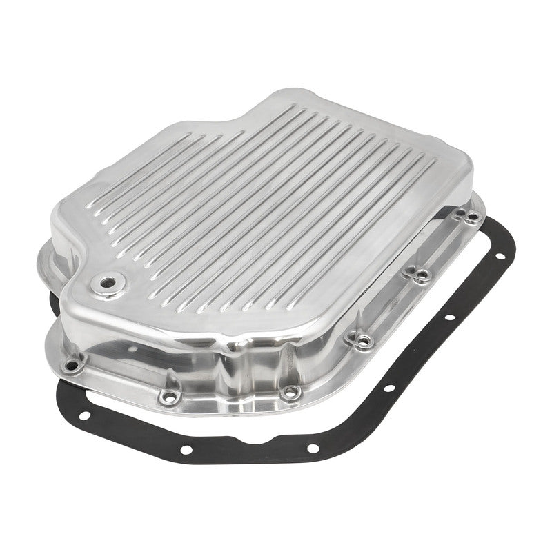 RTS Transmission Pan, Extra Depth, Aluminium, Polished, Finned, Chev For Holden TH400, Each - RTS80220P RTS80220P