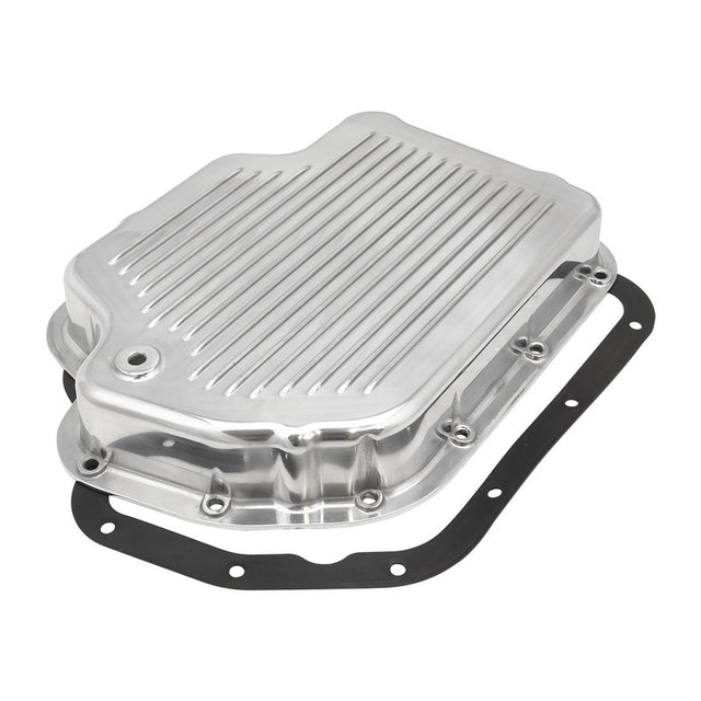 RTS Transmission Pan, Extra Depth, Aluminium, Polished, Finned, Chev For Holden TH400, Each - RTS80220P RTS80220P