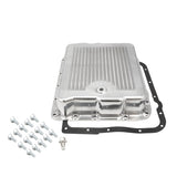 RTS Transmission Pan, Extra Capacity, Aluminium, Polished, Finned, Chev, Holden Commodore, 700R4, 4L60 , Each - RTS80820P
