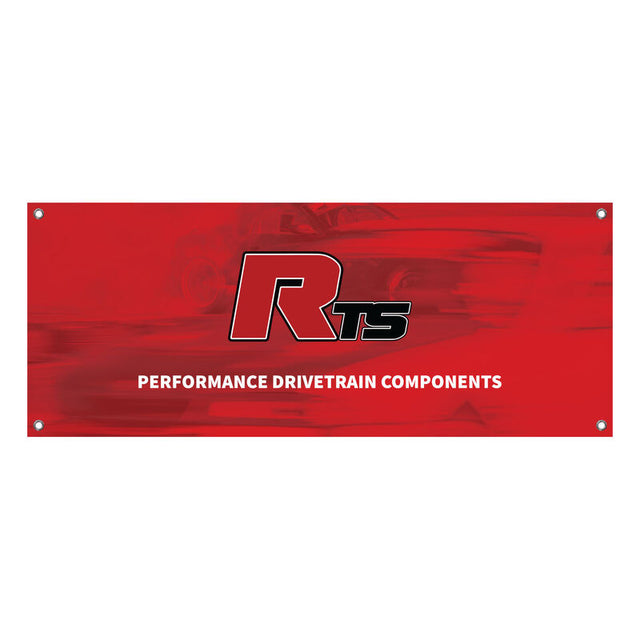 RTS Vinyl Banner 2500mm x 1000mm, RTS Logo, Each - RTSBANNER25 RTSBANNER25
