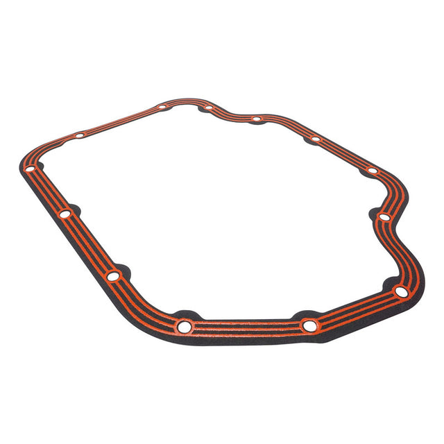 RTS Transmission Pan Gasket, GM TH400, Red Silicone Bead w/Steel Core, LubeLocker Style, 1.25mm Thick, Each - RTSGKLL-20200 RTSGKLL-20200