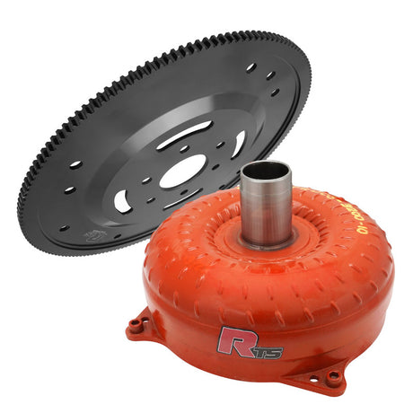 RTS Bandit Billet Plus BB Ford C6, 10'' High Stall Torque Converter & Billet Flexplate, 1.375'' Pilot, 2800-3200, 950HP, internal Bal, Kit - RTSTC-2007-K RTSTC-2007-K