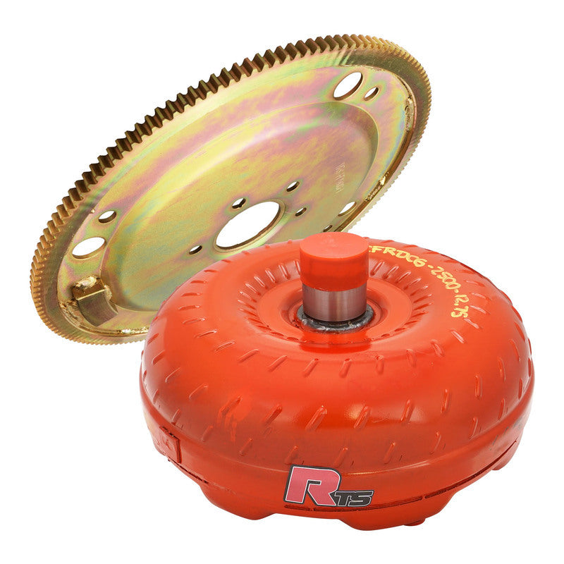 RTS Stalker 12.75'' High Stall Torque Converter & Flexplate Kit, Ford SB or BB C6, External Bal, 1.375'' Pilot, 2500-2800, 550HP, Kit - RTSTC-2009-K RTSTC-2009-K