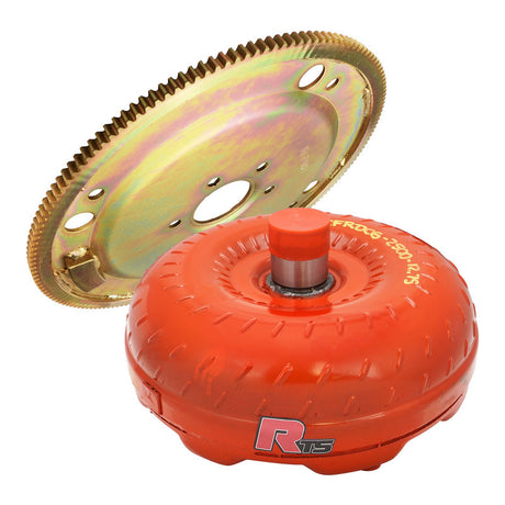 RTS Stalker 12.75'' High Stall Torque Converter & Flexplate Kit, Ford SB or BB C6, External Bal, 1.375'' Pilot, 2500-2800, 550HP, Kit - RTSTC-2009-K RTSTC-2009-K