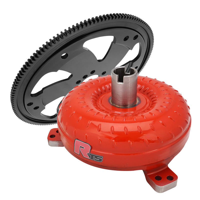 RTS Bandit Billet Plus 10'' High Stall Torque Converter & Billet Flexplate Kit, GM TH700R4/4L60/4L60E, 30 Spline, 3200-3600, 850HP, Chev/Holden Commod - RTSTC-2055-K RTSTC-2055-K