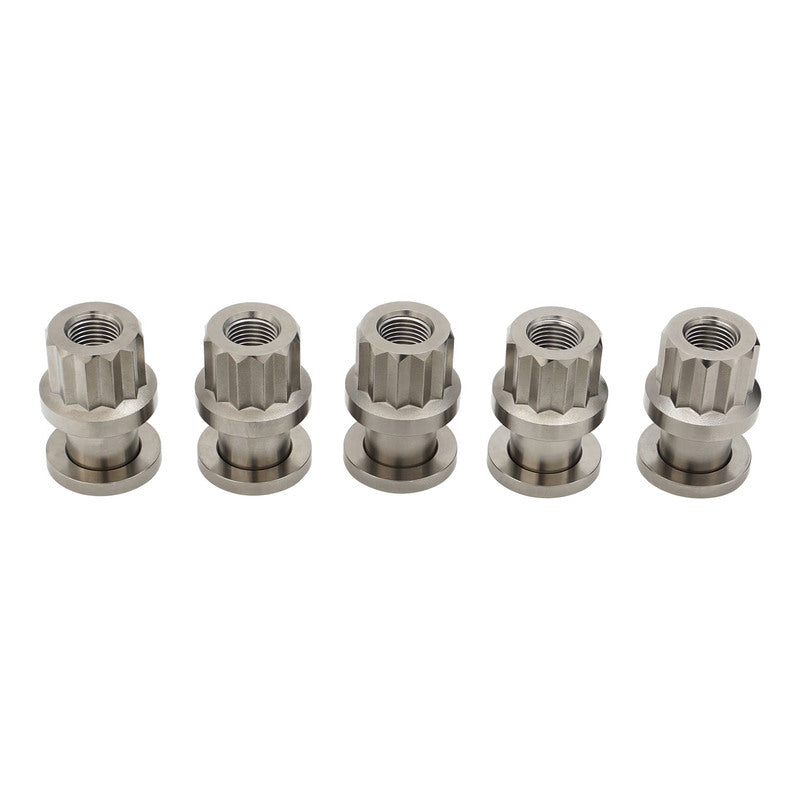 RTS Wheel Lug Nut w/Washer Kit, 1/2"-20, Grade 5 Titanium, 0.700" Shank, Drag Race, 5 Pack - RTSTI-LUG12 RTSTI-LUG12