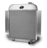 AFCO 1942-48 Chevy Car Aluminum Black Radiator - Chevy Engine - 80166-B-NA-N 80166-S-NA-N