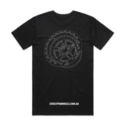 Street Pro Wheels T-Shirt, Black, Cotton, XL - STP-TSHIRT-XL STP-TSHIRT-XL