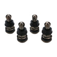 Street Pro Wheels Tyre Valves, Short-Style, Suit Large Valve Hole (15mm), Weld Drag Rears, Black, Bolt-On, Set of 4 - STP-VS2900-BK STP-VS2900-BK