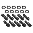 Wheel Lug Nut Kit, Black, Cragar, Weld, SST Mag, Length, 2.125, 7/16, 1.380 inch Shank, Set of 10 - STP-WN5122K10-BLK STP-WN5122K10-BLK