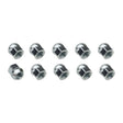 Wheel Lug Nut Kit Chrome, Acorn Open End Bulge, Length, 0.87, 1/2 inch, Set of 10 - STP-WN5350K10-CHM-OP STP-WN5350K10-CHM-OP